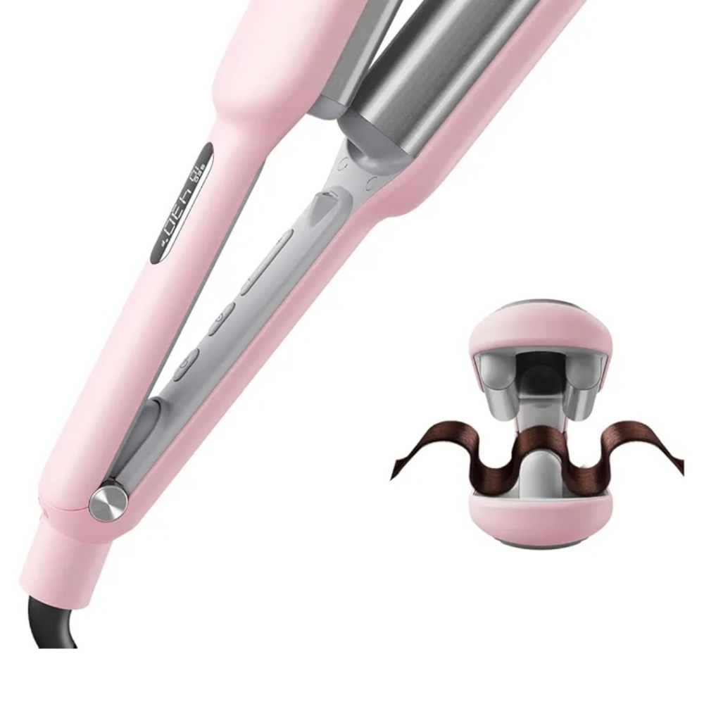 Deep waver curling iron